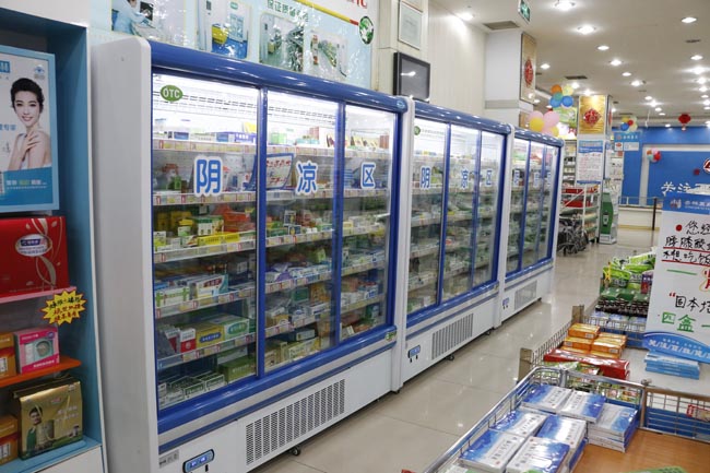 杏林医药连锁药品阴凉柜工程案例