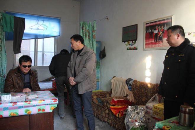 民权县运管所开展慰问残疾人活动
