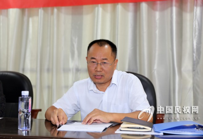 县委常委、政法委书记周明河组织政法系统主要负责人进行集体廉政谈话