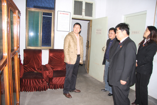市级文明单位检查验收组到我县检查验收2009年度市级文明单位创建工作