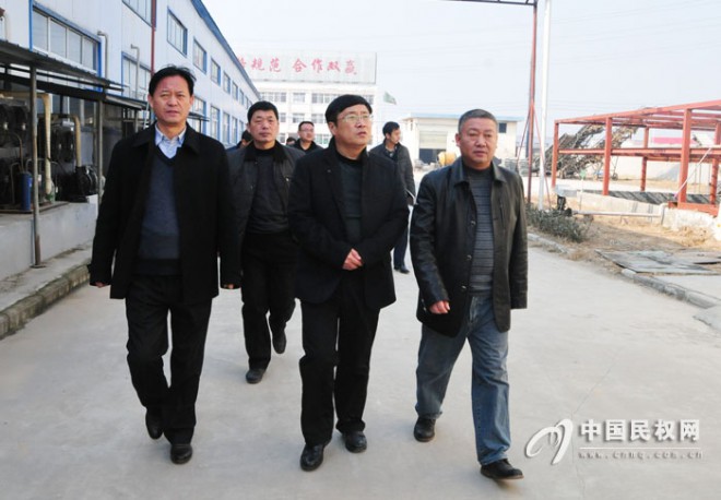市企业服务活动联席会张红星一行莅临我县考核全年政府服务企业工作