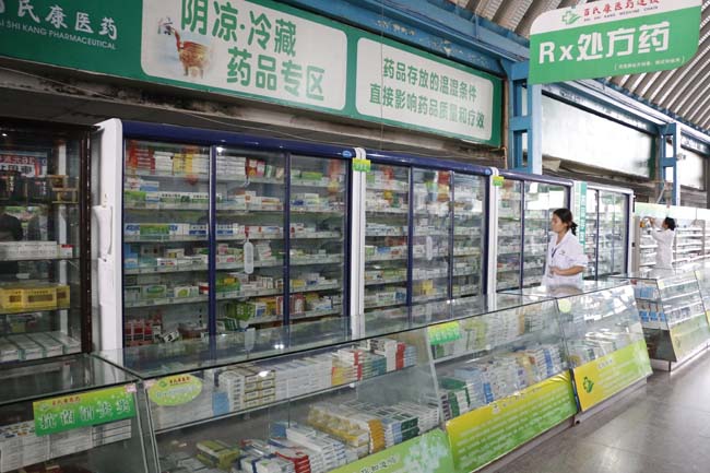 医药连锁有限公司药品阴凉柜工程案例