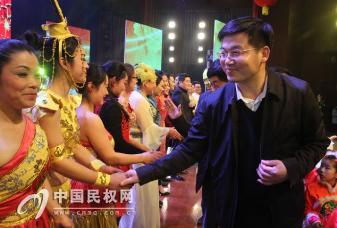 我县举办2015年新春联欢晚会