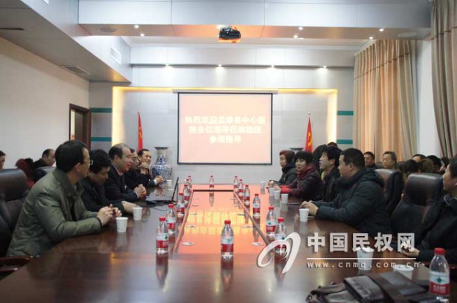 孟津县中心医院到县人民医院参观学习