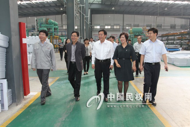 民建河南省委调研组到我县高新区开展调研活动