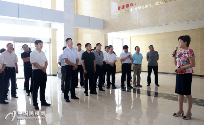 新蔡县党政考察团到我县参观考察高新区发展情况