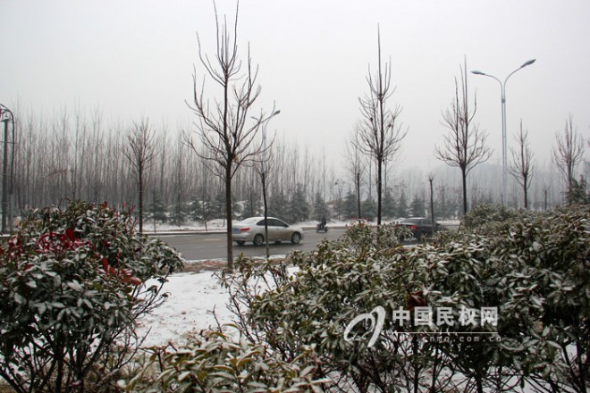 民权绵绵飞雪迎小年