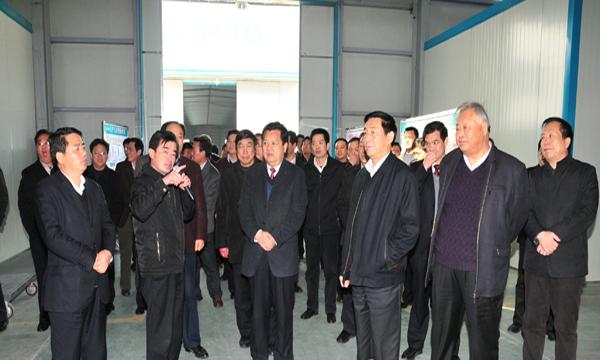 许昌市、禹州市党政考察团到我县参观考察产业集聚区和城市建设工作