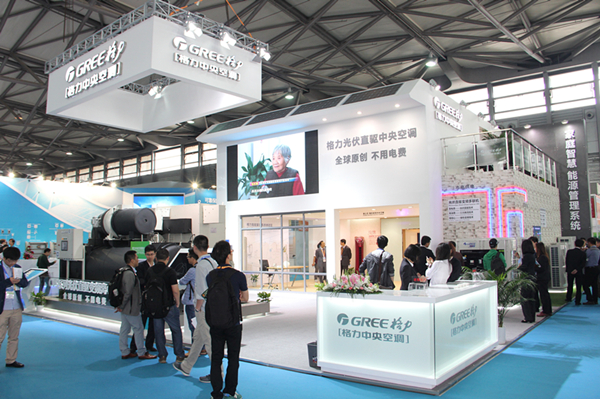 SNEC第九届国际太阳能光伏大会召开 格力光伏空调秀风姿